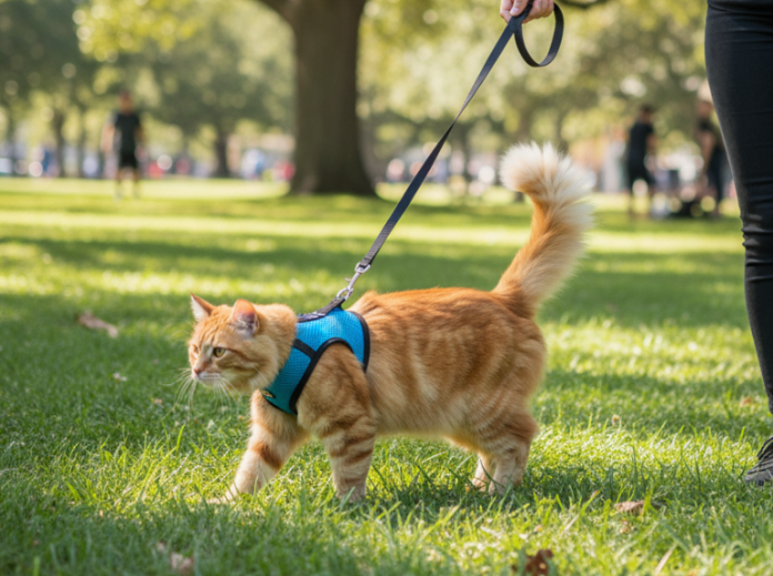 ¿Sacar o no a pasear a tu gato? Una decisión que va más allá del arnés